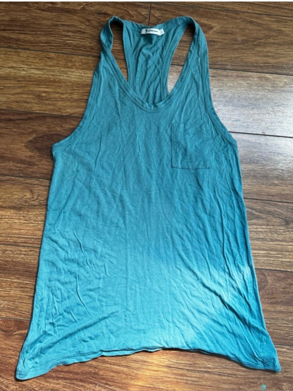 T by Alexander Wang Classic Pocket Racerback Tank Top